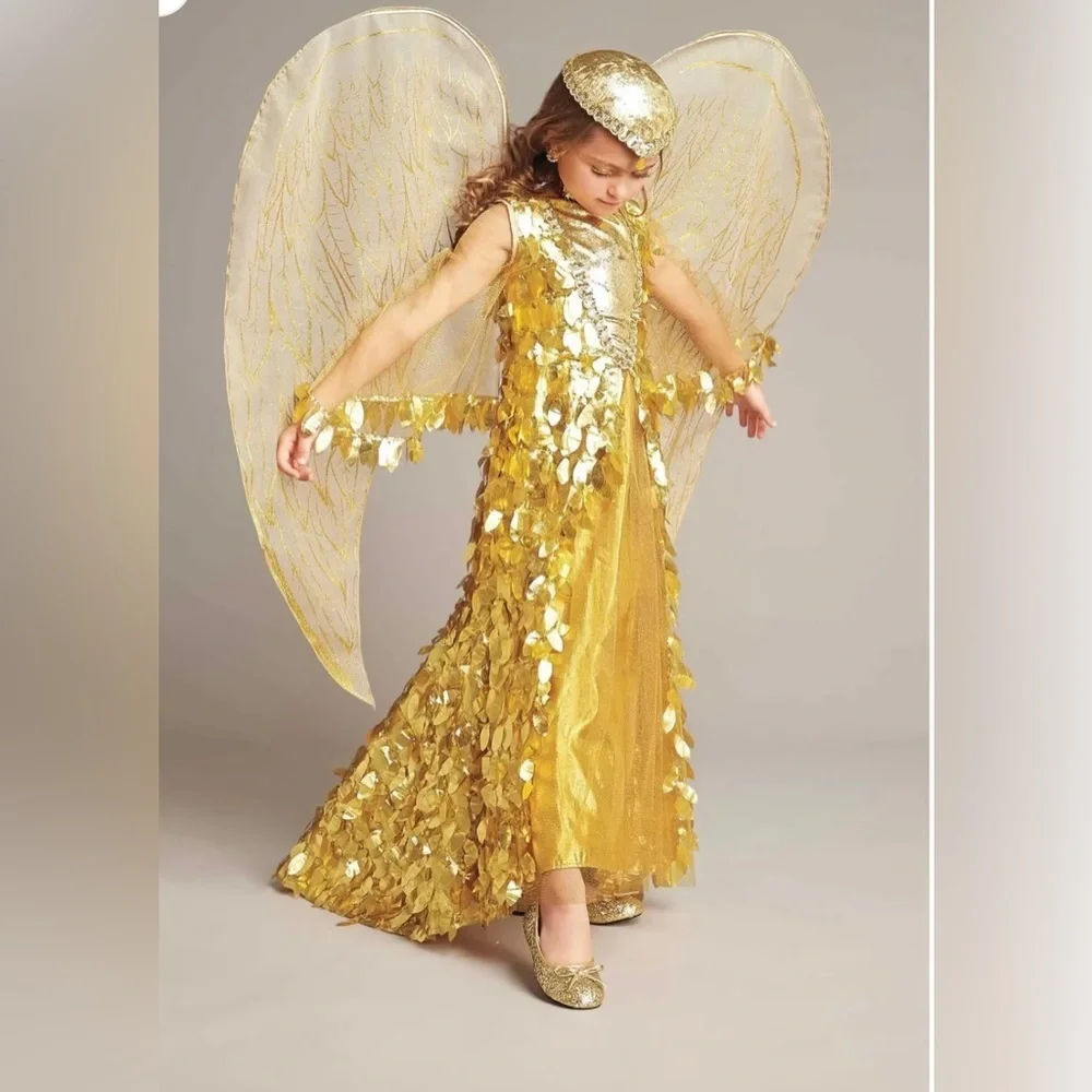Chasing Fireflies Golden Phoenix Costume Size 10